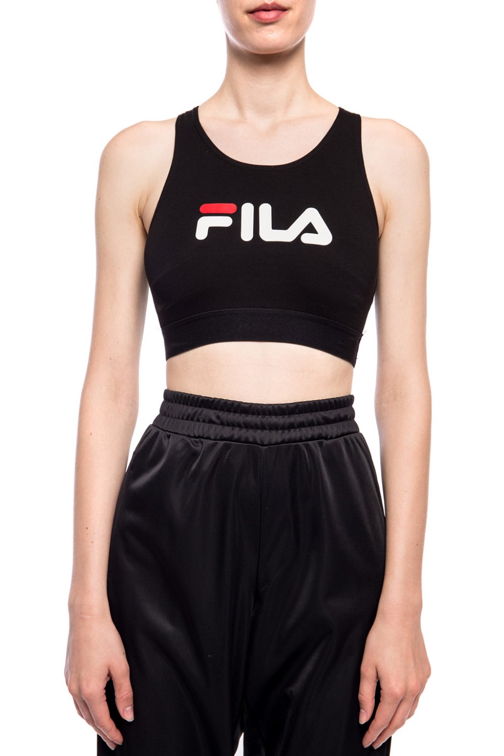 Black Sports bra with logo Fila Vitkac Canada